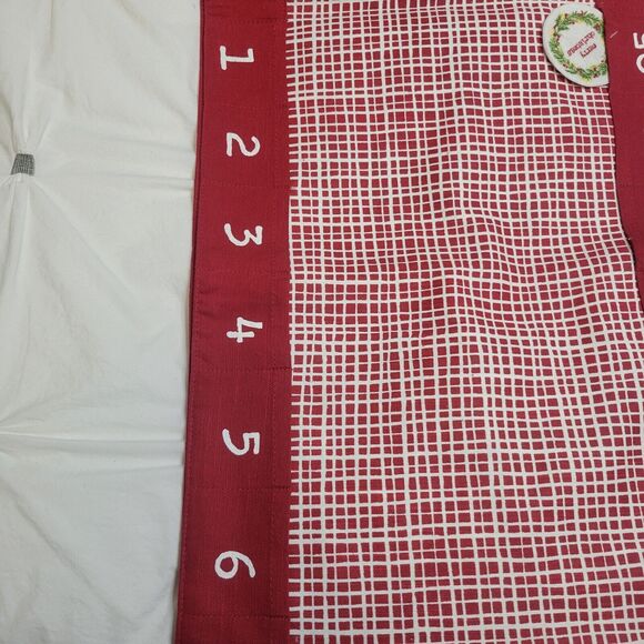 NWOT Threshold 25 Days of Christmas Advent Calendar Table Runner Date 14x72” - Picture 3 of 7